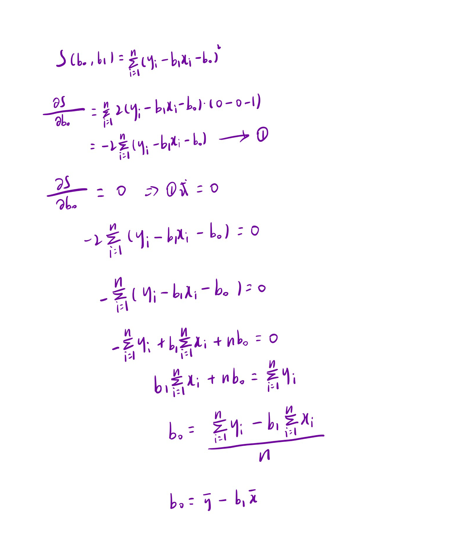 最小二乘法推导1